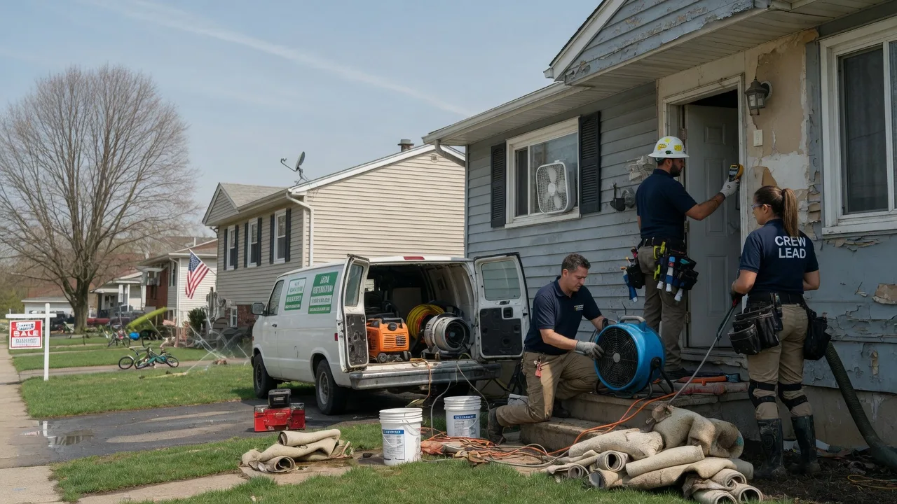 Flood Cleanup in Eau Galle, WI near me