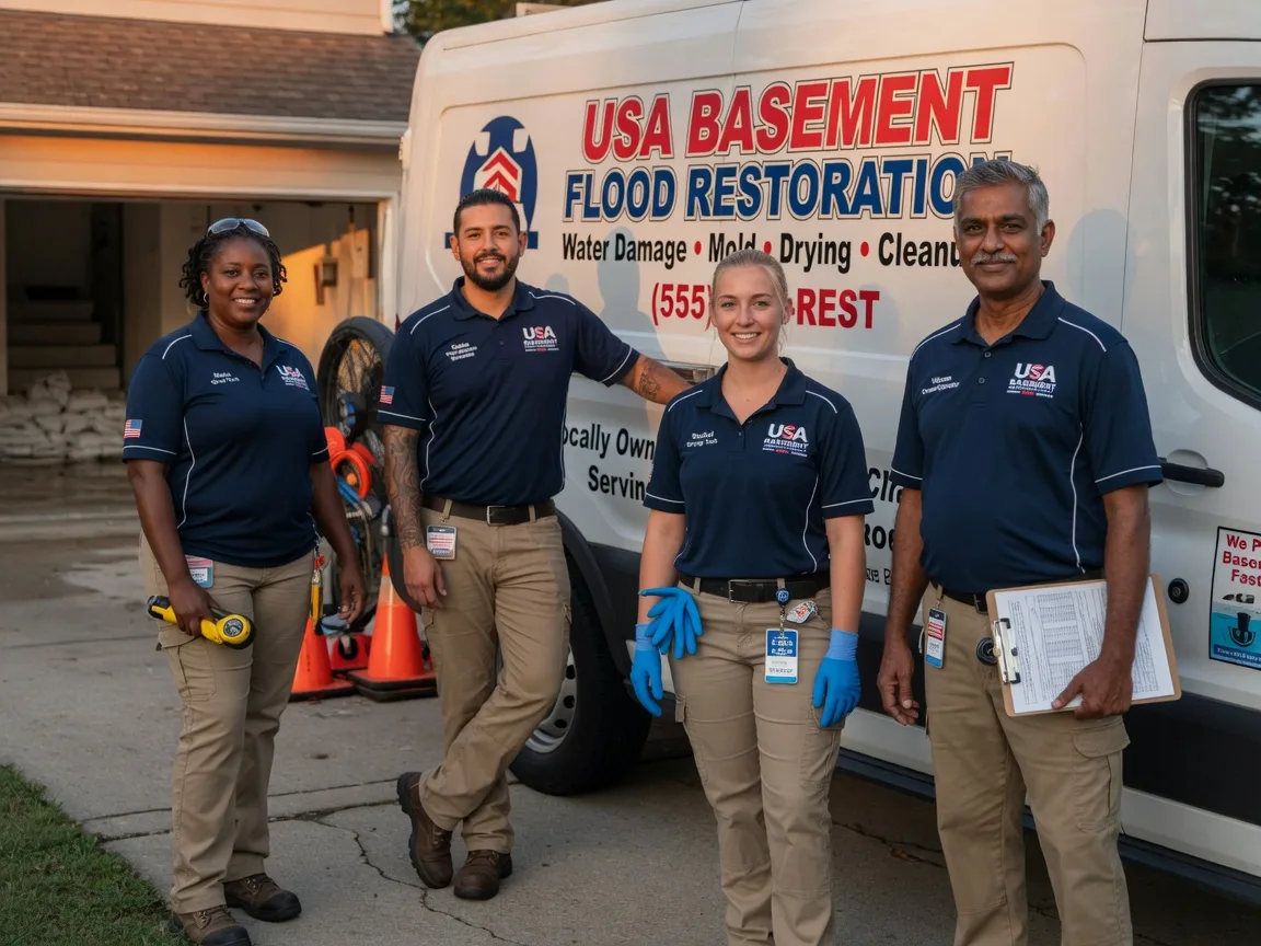 Basement Flood Cleanup company in Eau Galle, WI