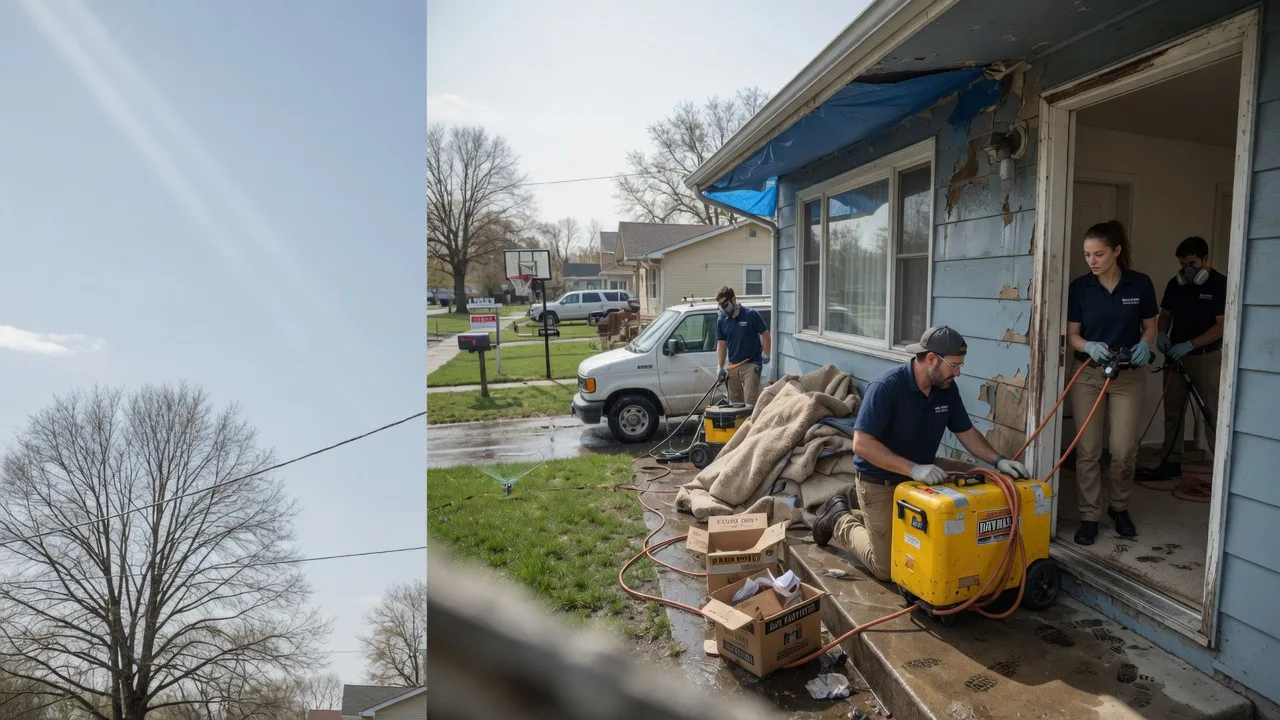 Basement Flood Cleanup in Eau Galle, WI near me